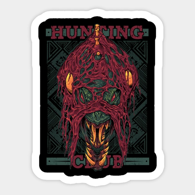 Hunting Club: Vaal Hazak Sticker by AdamWorks